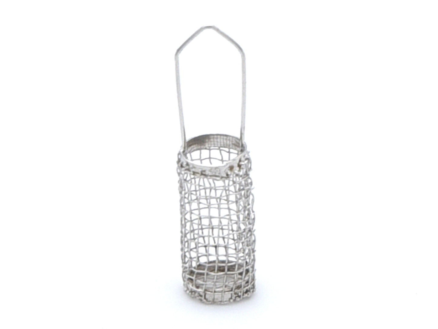 PT/IR10% MESH CRUCIBLE 140 MM3 - DIAMETER:5 MM WITH HANDLE