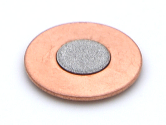 STAINLESS STEEL SINTERED COPPER GASKET FOR SWAGELOK OUTLET VCR 1/4" 204°C MAX CU-4-VCR-2-2M